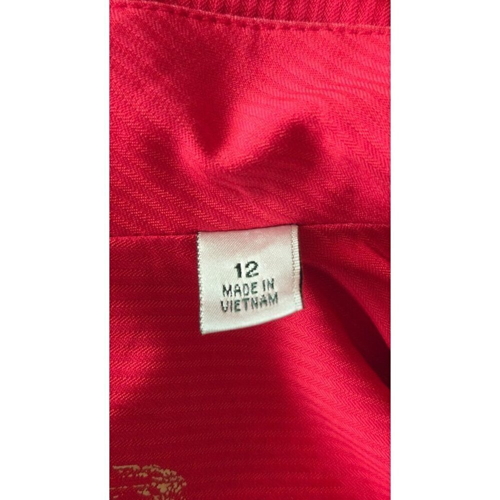 COLDWATER CREEK Celebrate Life's Beauty Coral Blazer Women's 12 - Picture 7 of 9